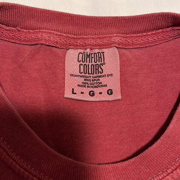 “Yee Yee Life” red long sleeve Comfort Colors tshirt - Picture 3 of 3